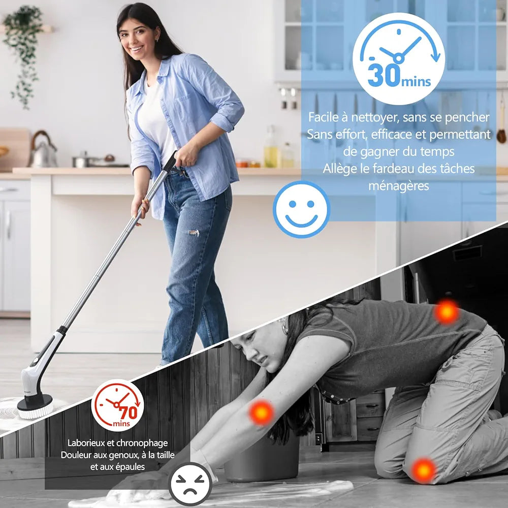 Brosse de nettoyage électrique