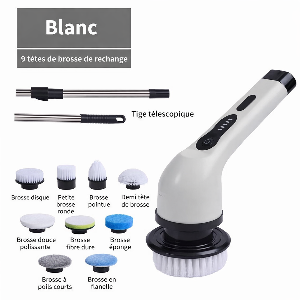 Brosse de nettoyage électrique